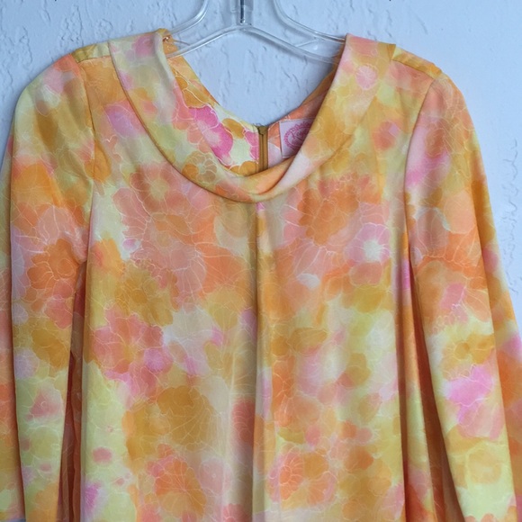 Keyloun Vintage 60”s Hostess Dress - Picture 3 of 12